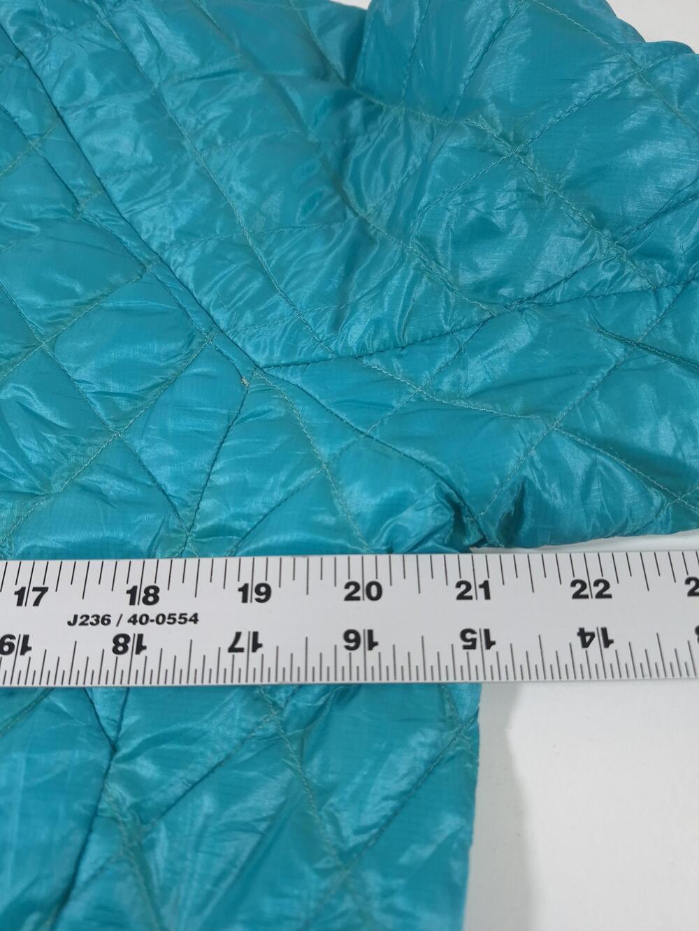 The North Face Jacket Womens Large Blue ThermoBall Quilted Puffer Insulated Zip - Picture 8 of 11